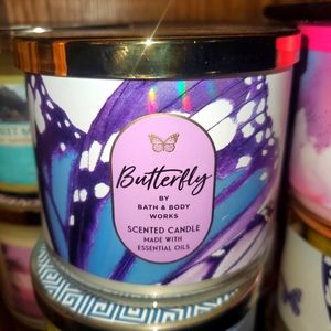 Butterfly 3 wick candle